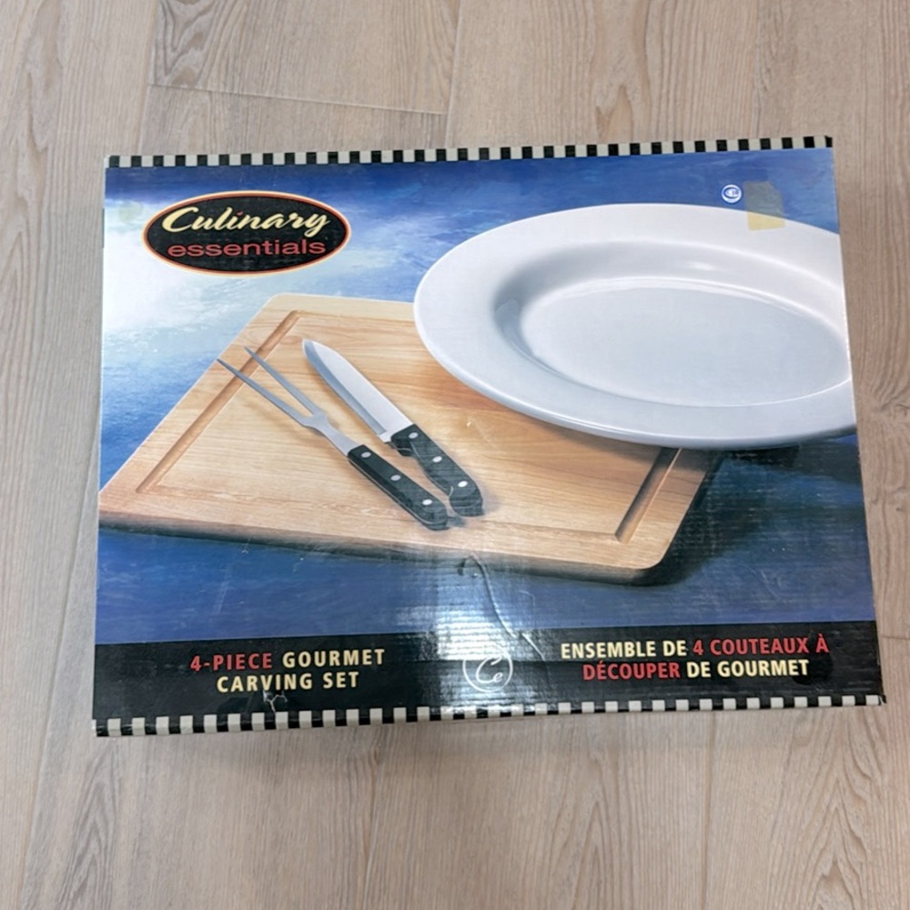 New Culinary Essentials 4 Piece Carving Set